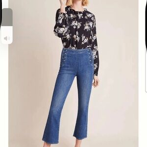 MOTHER Blue Flare Jeans